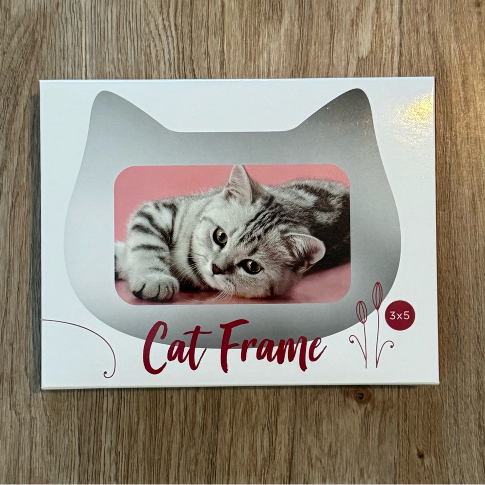Cat Lady Box Cat Shaped Picture Photo Frame Cats Kittens Kitten Kitty Face